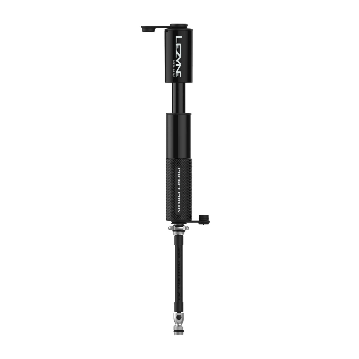 Bomba de mão LEZYNE POCKET DRIVE PRO HV preto mate