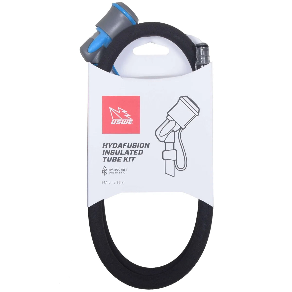 Mochila tipo bolsa de cintura USWE ZULO WINTER 2 L Preta