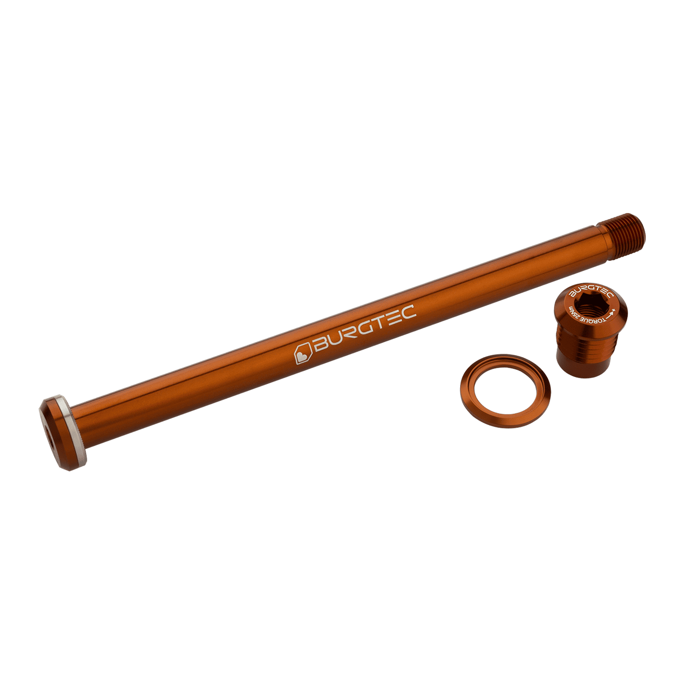 BURGTEC 174mm Eixo da Roda Traseira para Quadro Yeti Bronze
