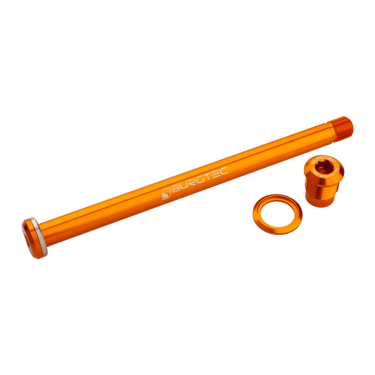 BURGTEC 174mm Eixo da Roda Traseira para Quadro Yeti Laranja