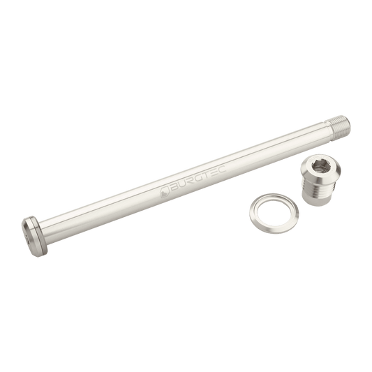 BURGTEC Eixo da roda traseira 174mm para quadro Yeti Prata