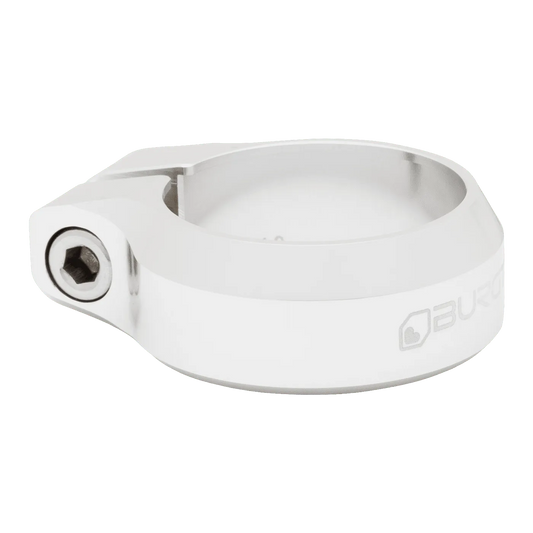 Coleira de sela prateada BURGTEC