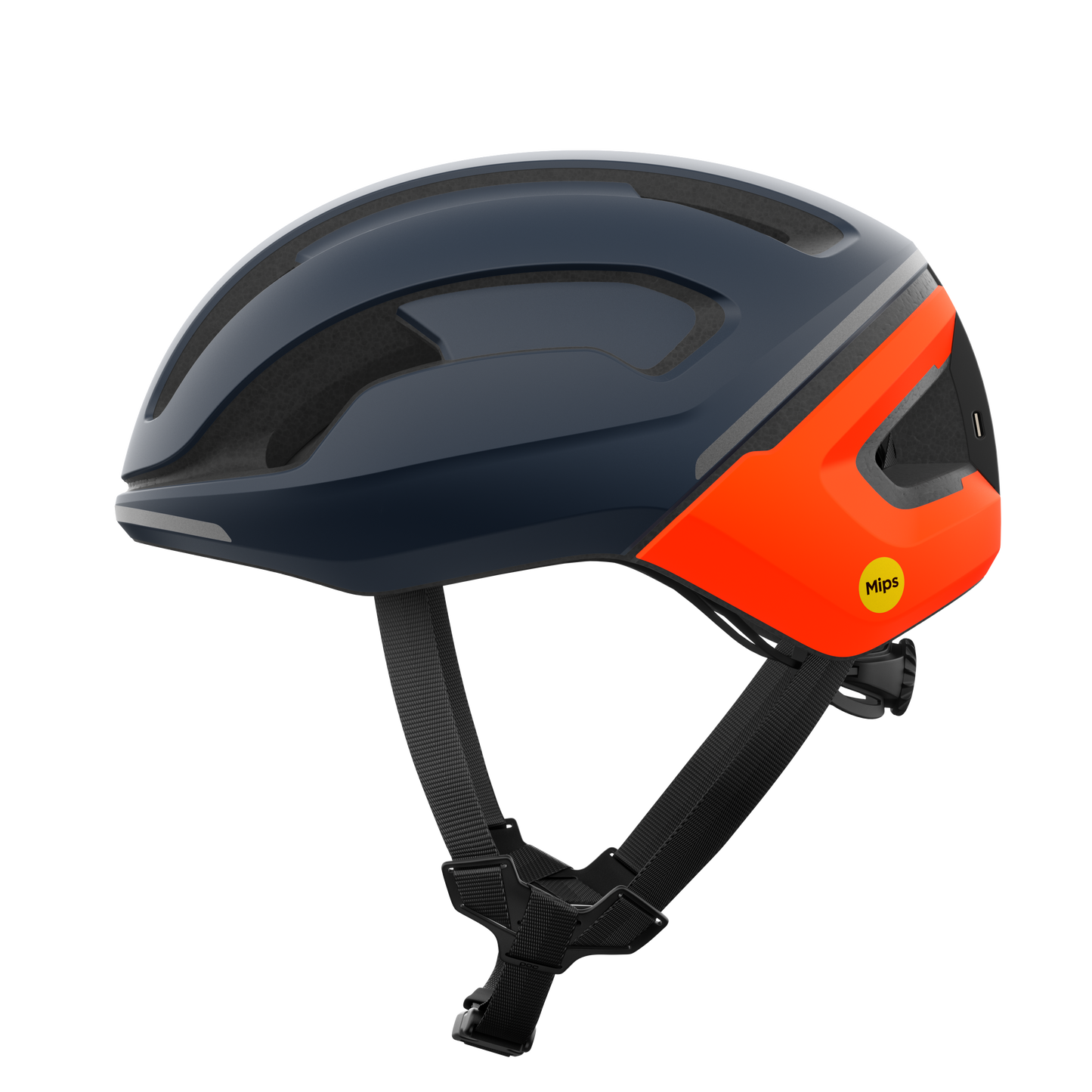 Capacete de estrada POC OMNE BEACON MIPS Azul/Laranja Mate