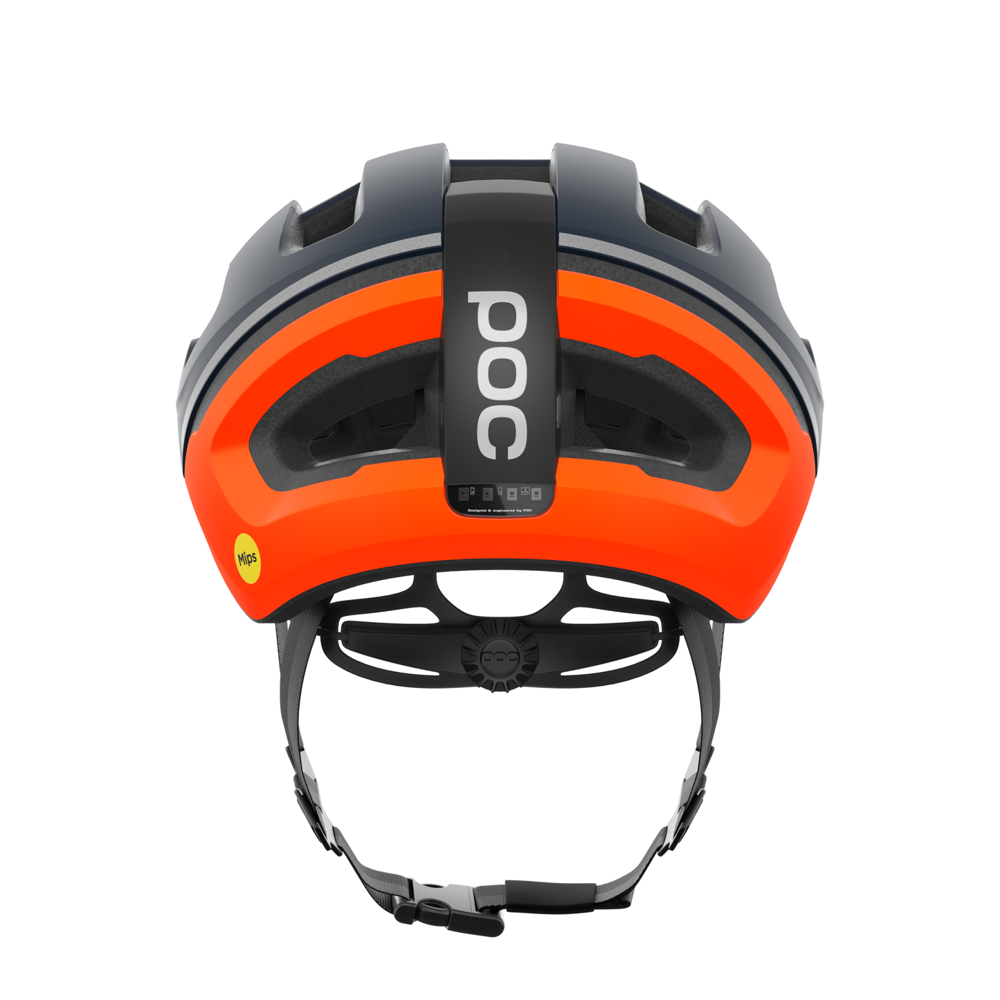 Capacete de estrada POC OMNE BEACON MIPS Azul/Laranja Mate