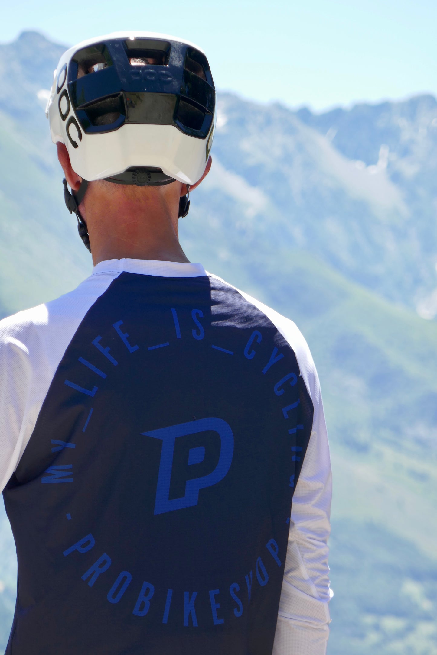 PROBIKESHOP FREERIDE Camisola de manga comprida Marinha/Branco