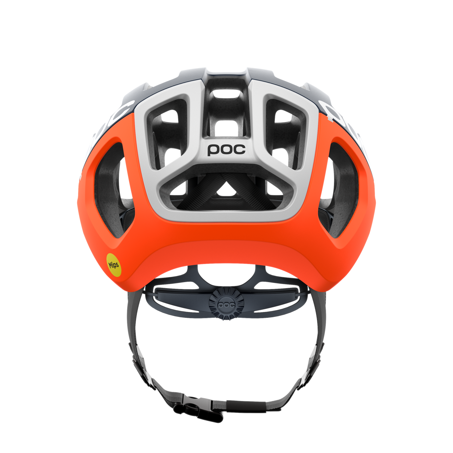 Capacete de estrada POC VENTRAL AIR MIPS Marinho/Laranja/Branco Mate