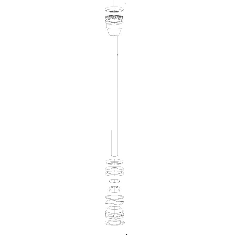 Kit de mola pneumática completa SOLO AIR ROCKSHOX 120 mm-27,5"/29" preto #11.4018.010.046