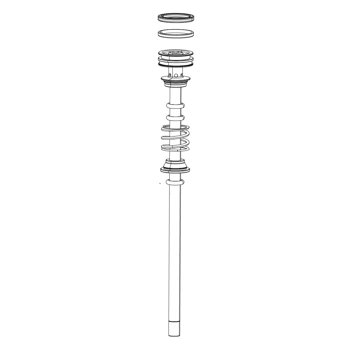 Kit de pistão Debonair ROCKSHOX 110mm-29 - SID 35MM D1+ (2024+)