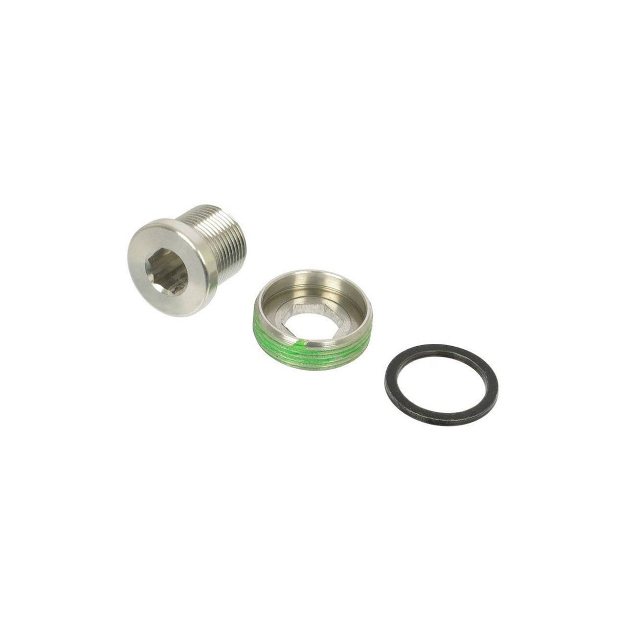 Parafuso de manivela auto-extraível SRAM M15/M22 para pedivela GXP Prata