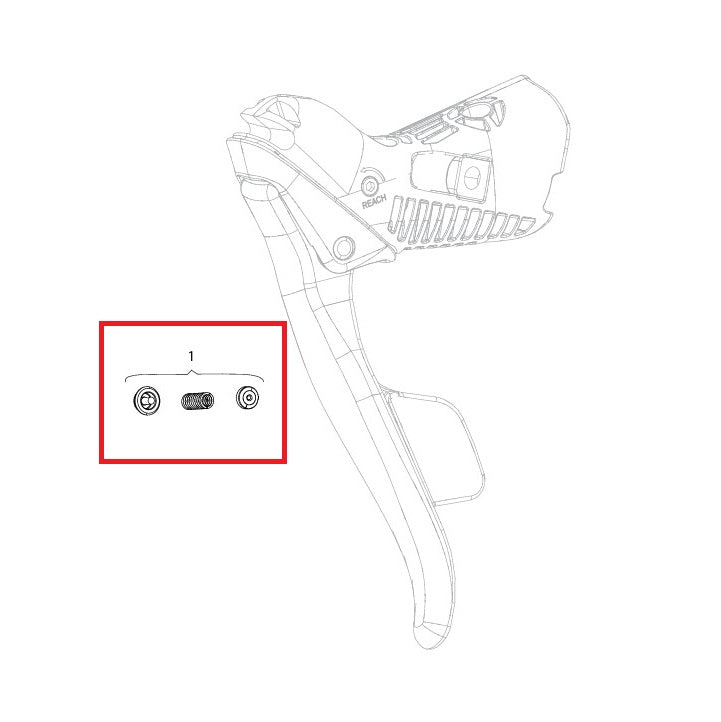 Kit de molas SRAM para alavancas FORCE/RED E-TAP AXS (X1)