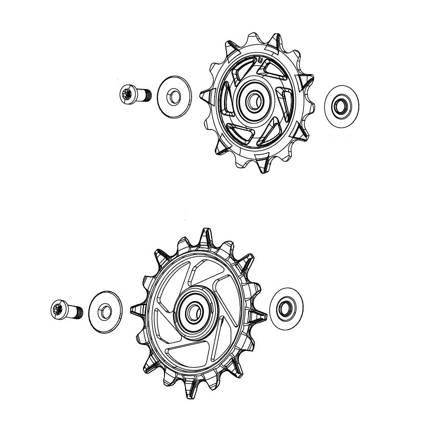 Desviador Traseiro SRAM XX-SL T-TYPE EAGLE AXS / RED XPLR E1 12 Velocidades