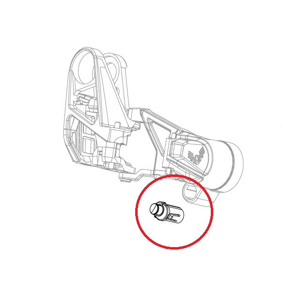 Chave de configuração / bloqueio da gaiola Desviador traseiro SRAM X0 T-TYPE EAGLE AXS