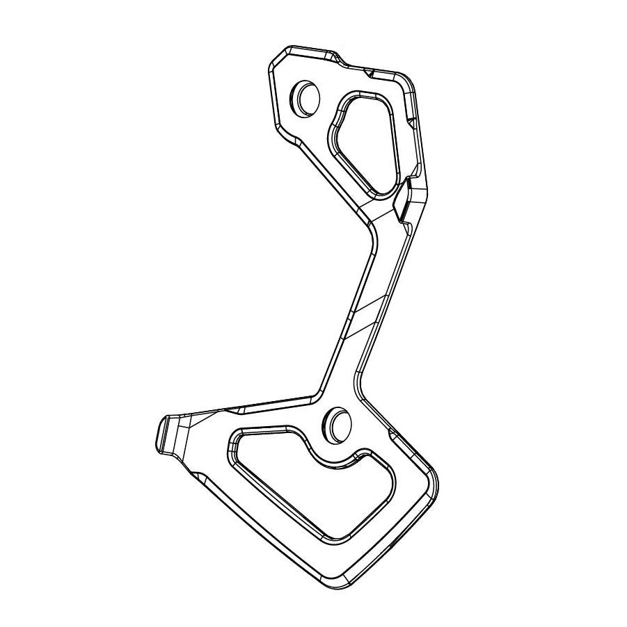 Carreto do desviador traseiro em carbono SRAM RED XPLR AXS E1