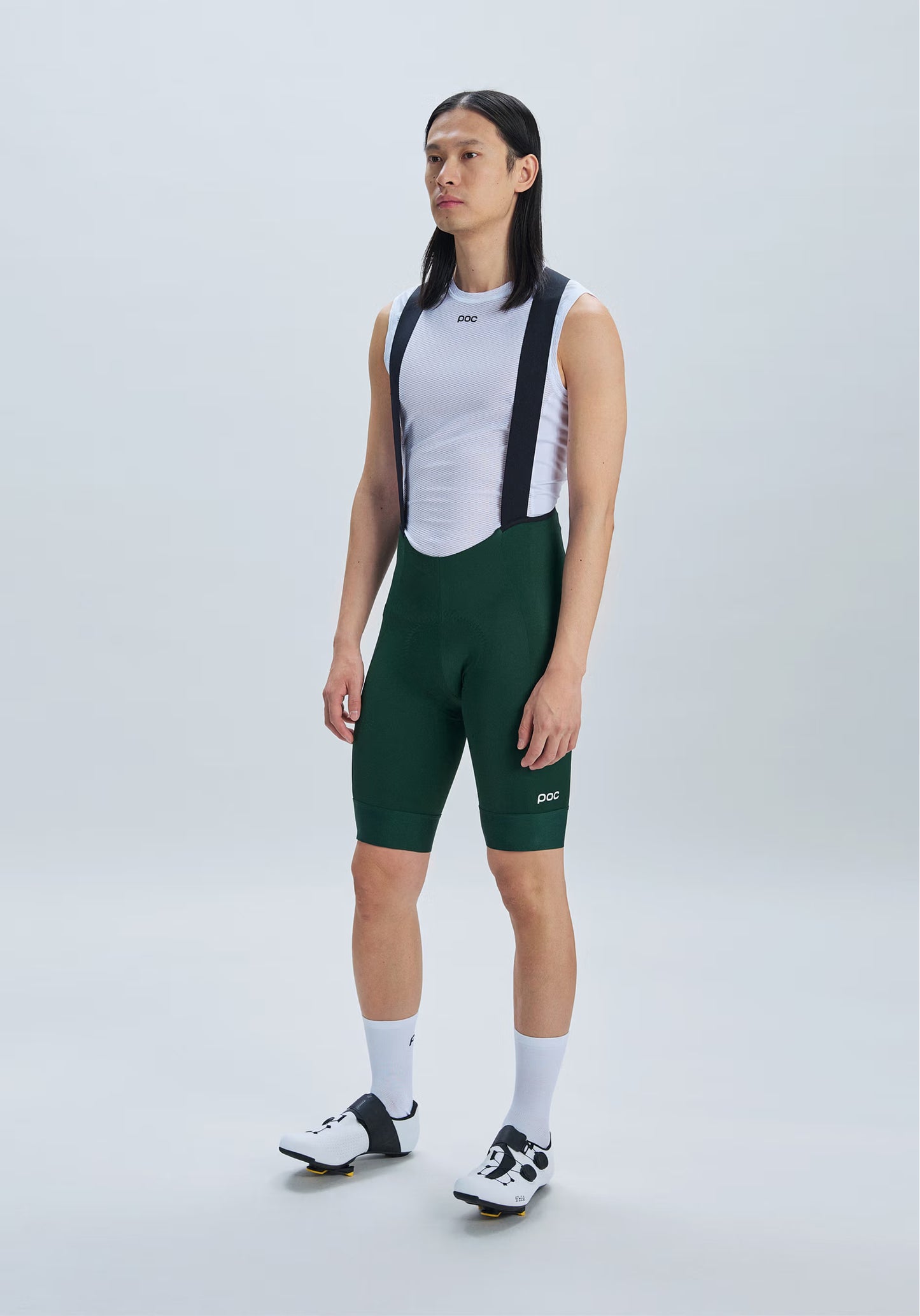 POC CADENCE Bib Short Verde