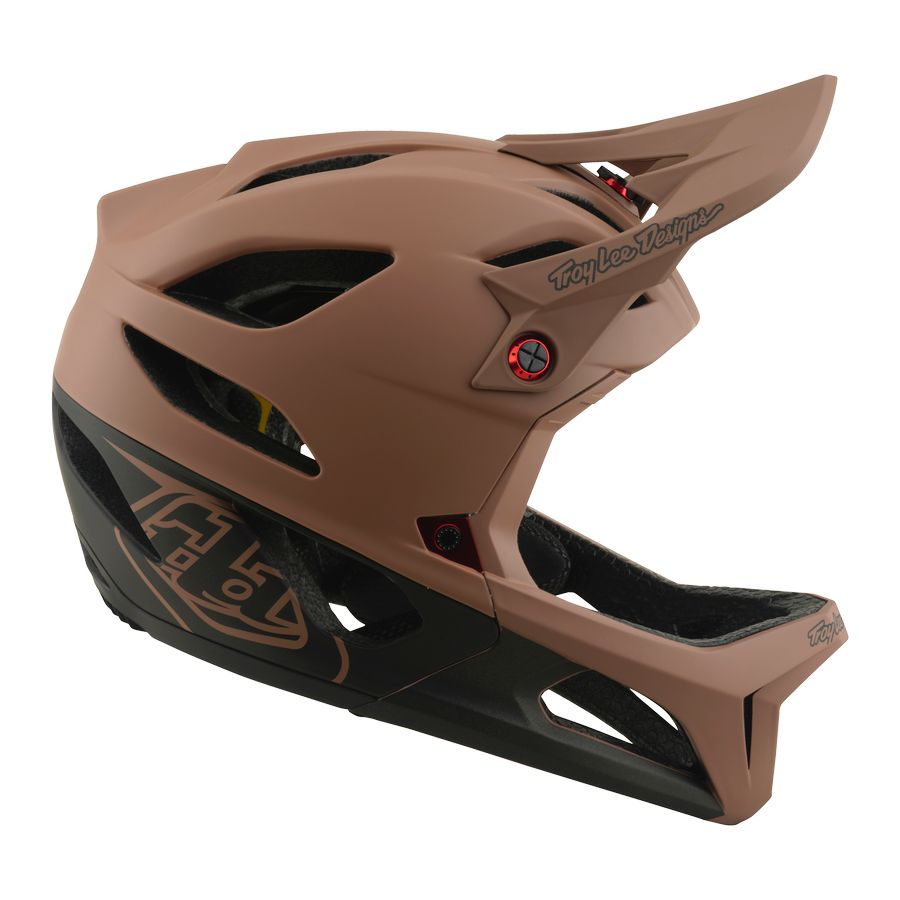 Capacete BTT TROY LEE DESIGNS STAGE MIPS bege/caqui