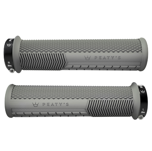 PEATY'S MONARCH KNURL Grips Cinzento