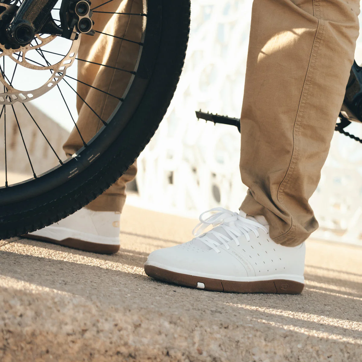 CRANKBROTHERS STAMP STREET FABIO WIBMER FLAT Branco Sapatos MTB