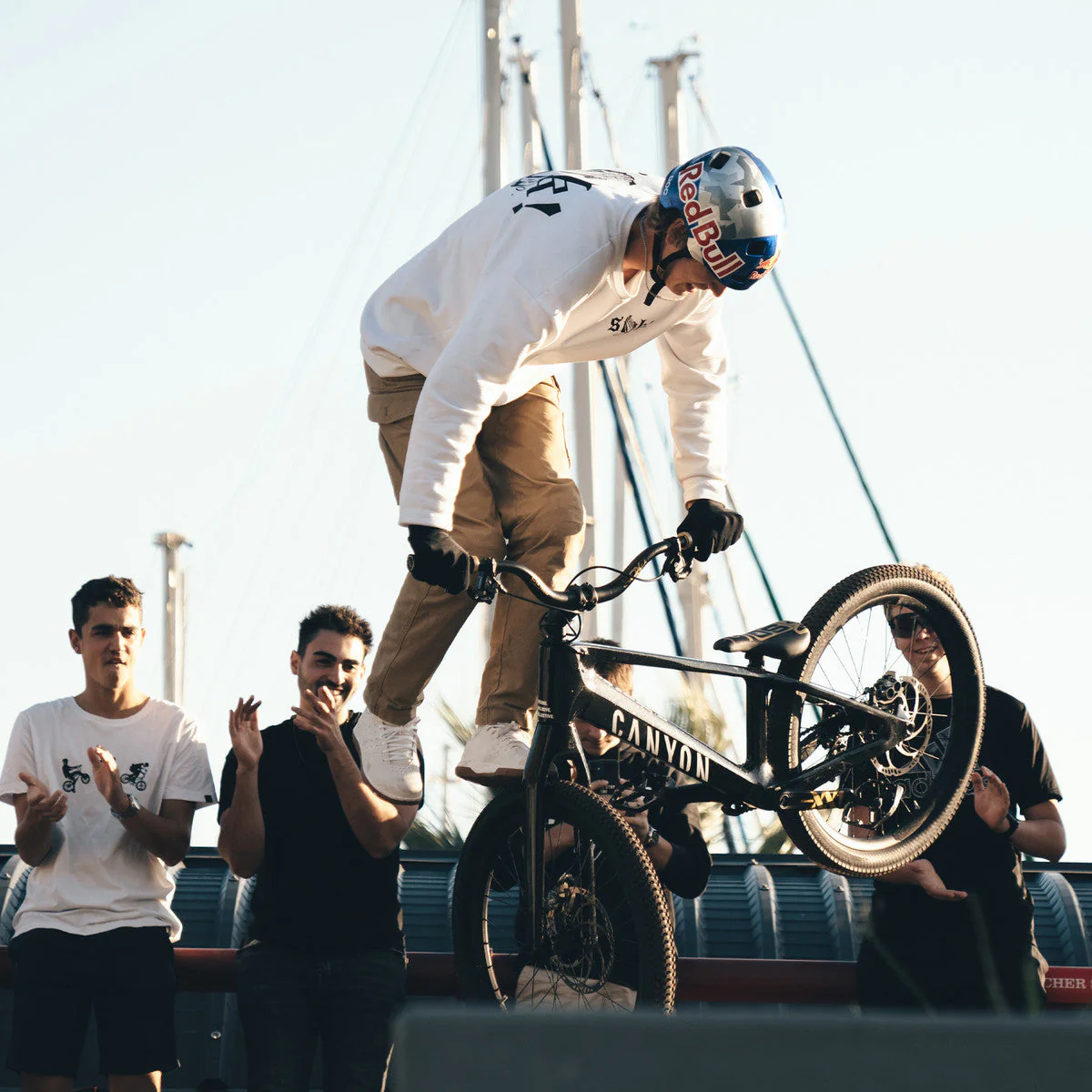 CRANKBROTHERS STAMP STREET FABIO WIBMER FLAT Branco Sapatos MTB