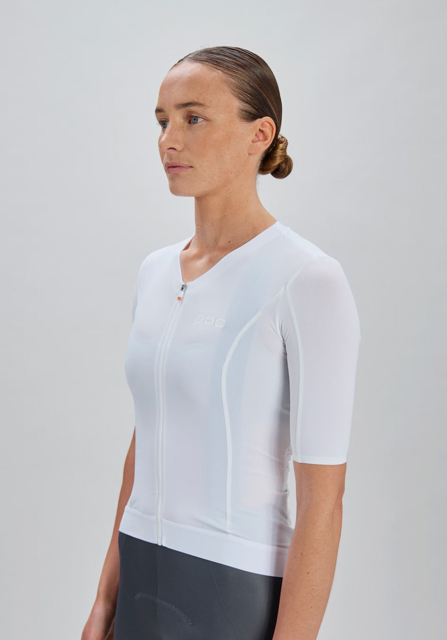 POC RACEDAY Camisola de manga curta para mulher Branco