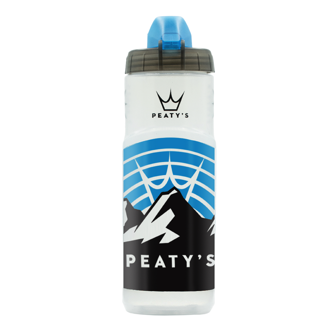 PEATY'S X FIDLOCK Kit de garrafa e suporte para garrafa Sunrise (600ml) Transparente