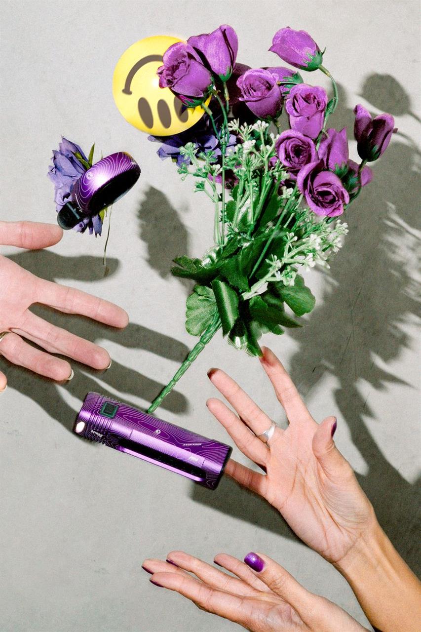 Luz frontal KNOG BLINDER PRO 900 Violet Edição Limitada