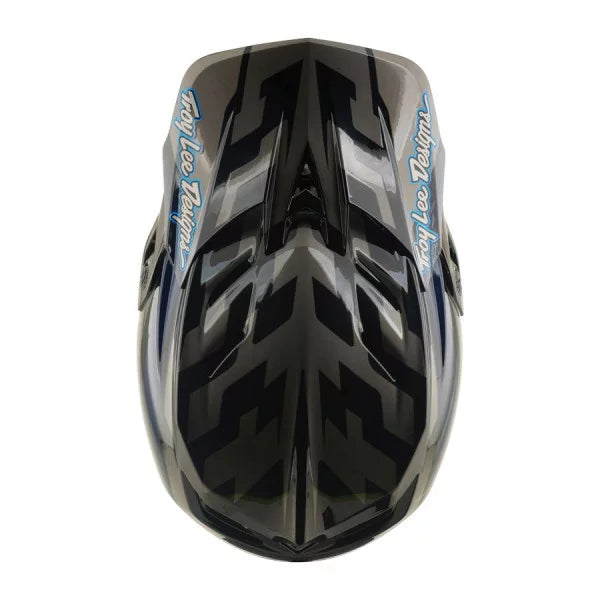 Casque VTT TROY LEE DESIGNS D4 COMPOSITE MIPS BURST Noir/Bleu
