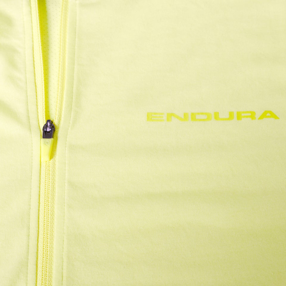 Camisola ENDURA LOOP ZIPPED de manga curta com sementes oleaginosas