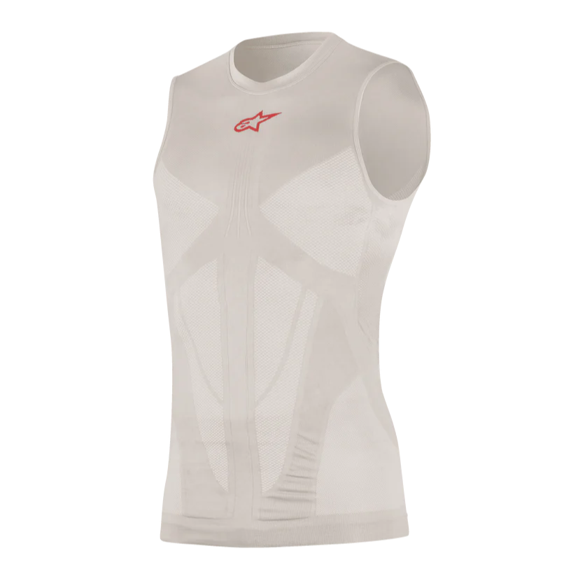 ALPINESTARS TECH TANK SUMMER Roupa interior sem mangas Cinzento/Vermelho