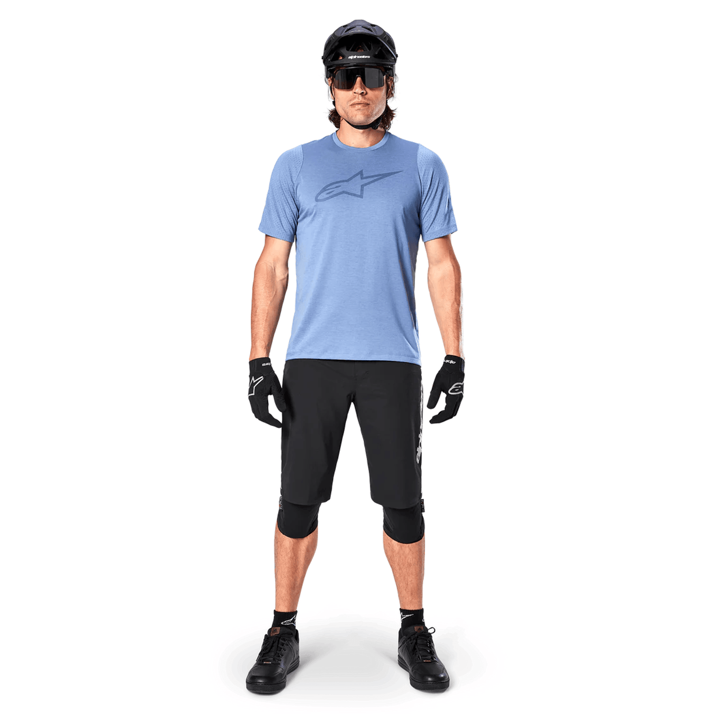 ALPINESTARS A-DURA ASTAR Camisola de manga curta azul