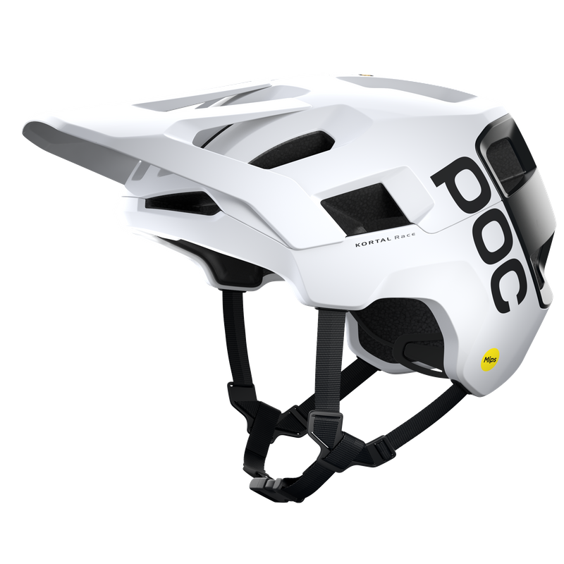 Capacete POC KORTAL RACE MIPS MTB Branco/Preto Mate