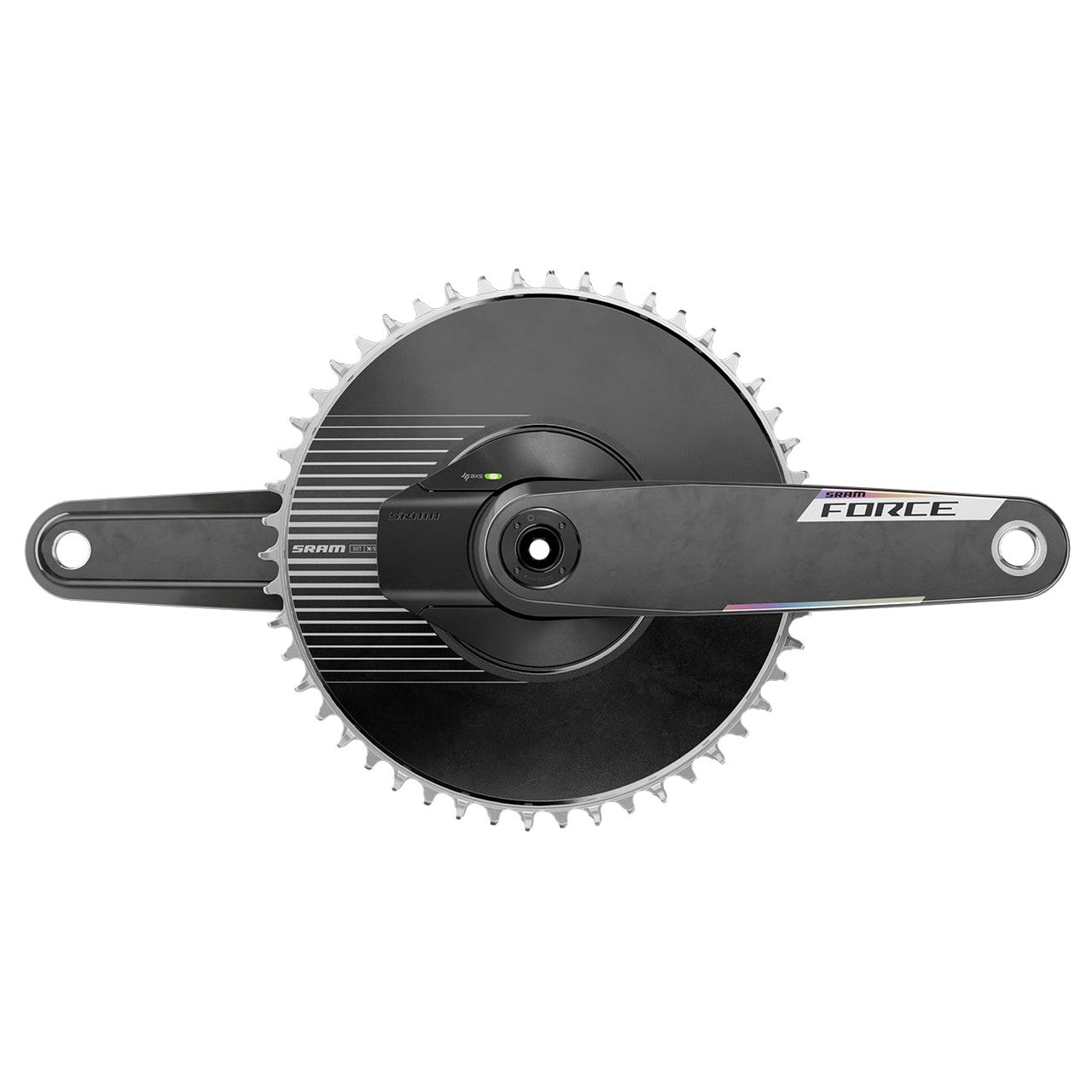 Pedaleira eléctrica com sensor único 12V SRAM FORCE 1 AXS E1 AERO 1X DUB DM