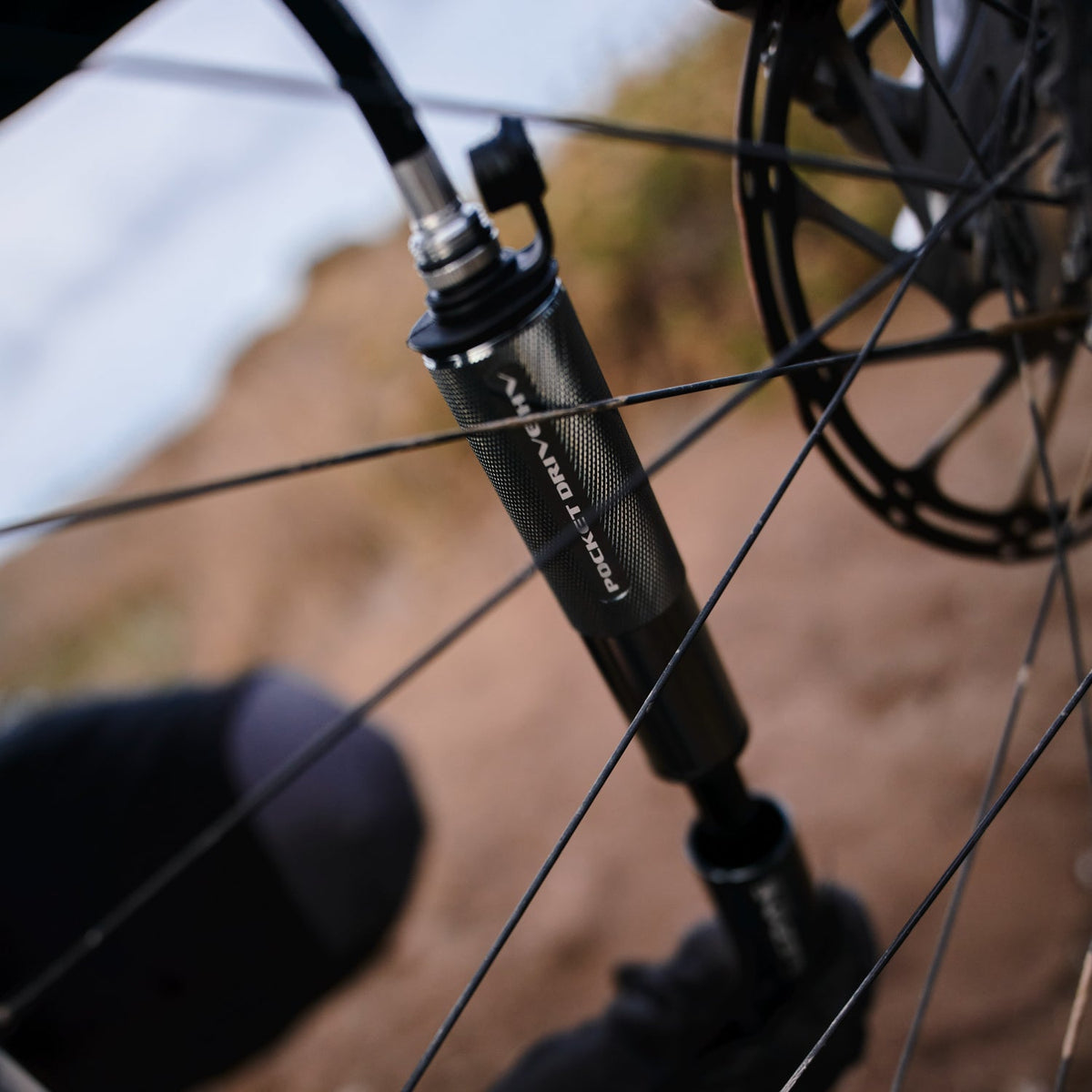 Bomba de mão LEZYNE POCKET DRIVE HV LOADED preta