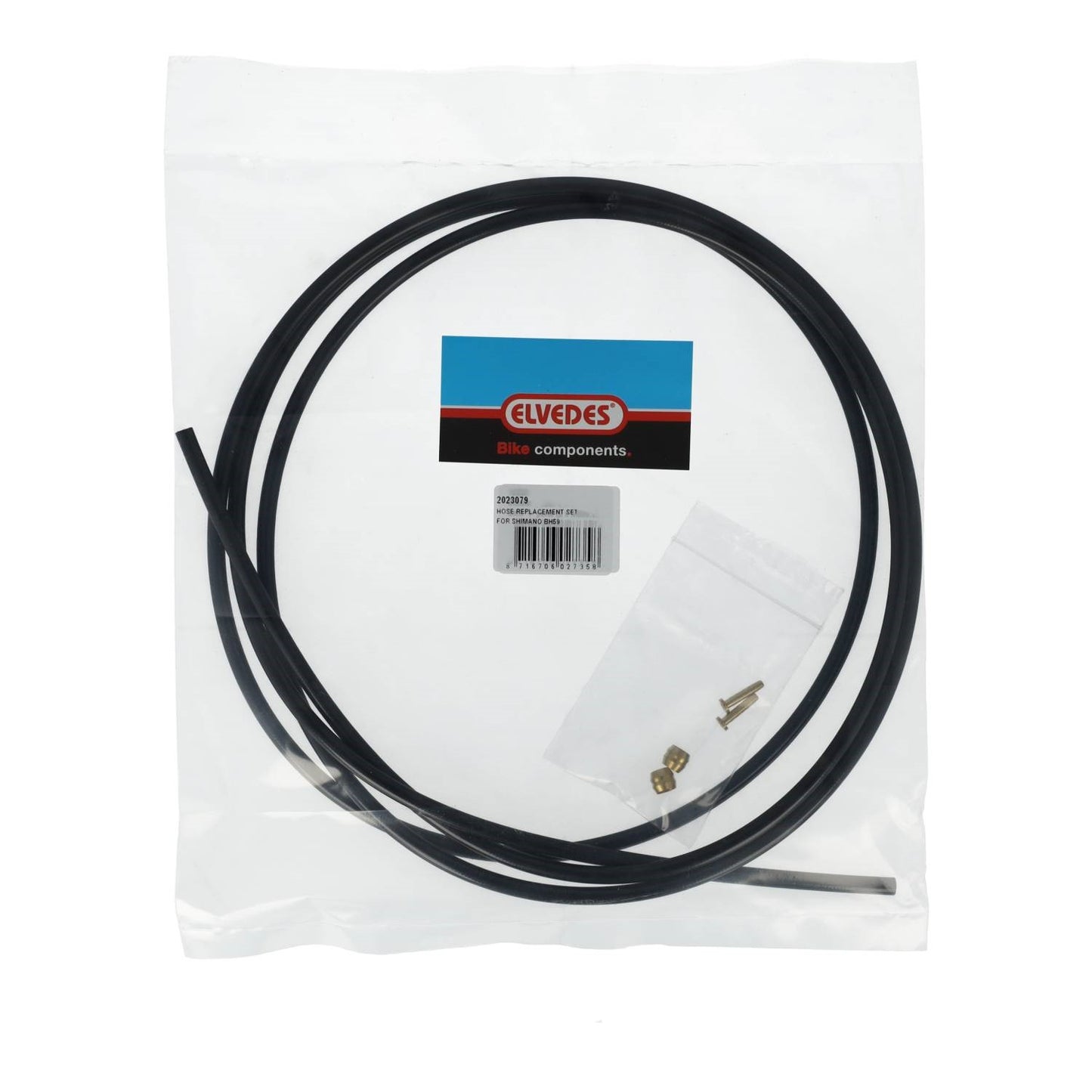 Kit de mangueiras ELVEDES para Shimano BH59 2m Preto + peças