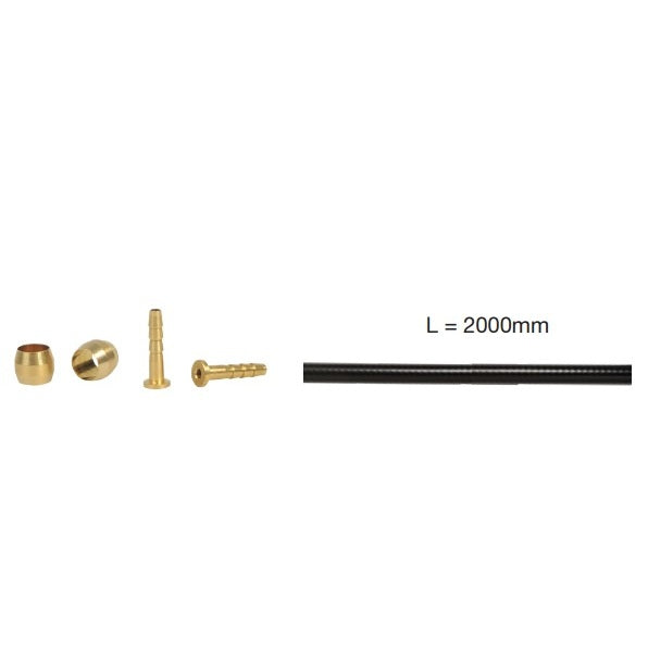 Kit de mangueiras ELVEDES para Shimano BH59 2m Preto + peças