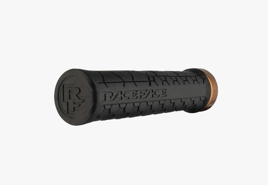 Punhos RACE FACE GETTA Lock-On 135mm Preto/Dourado