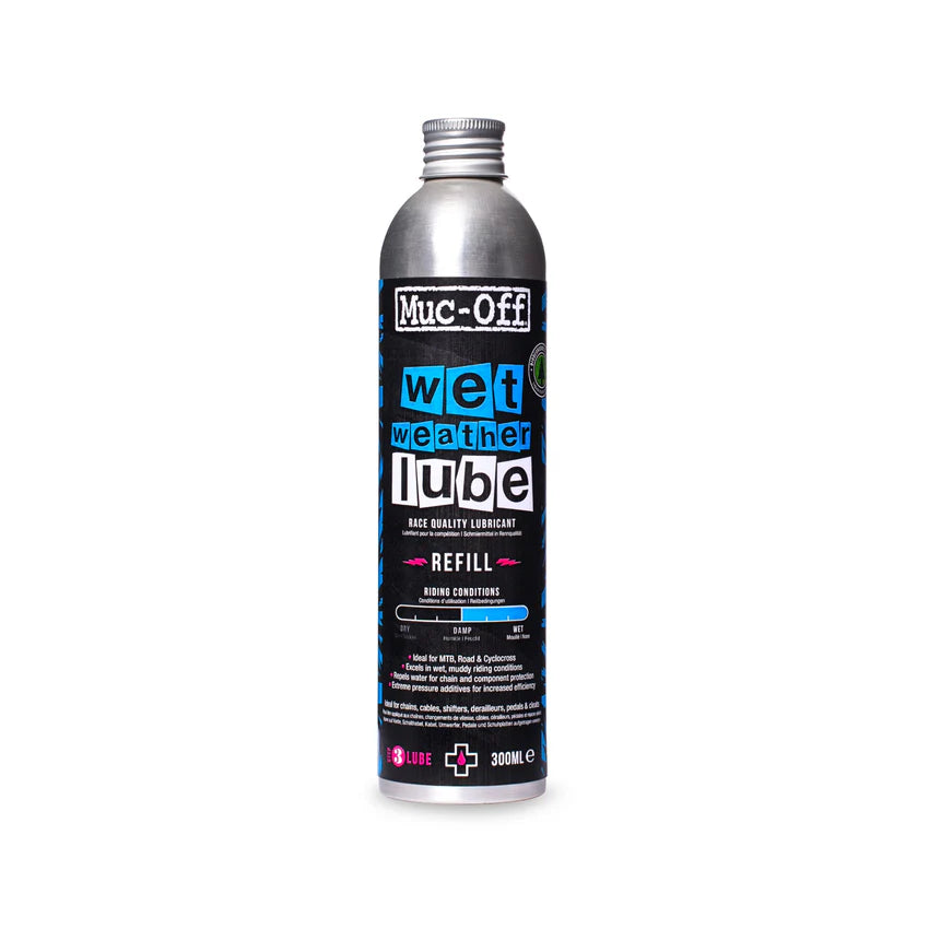 MUC-OFF WET WEATHER Lubrificante para correntes húmidas (300 ml)