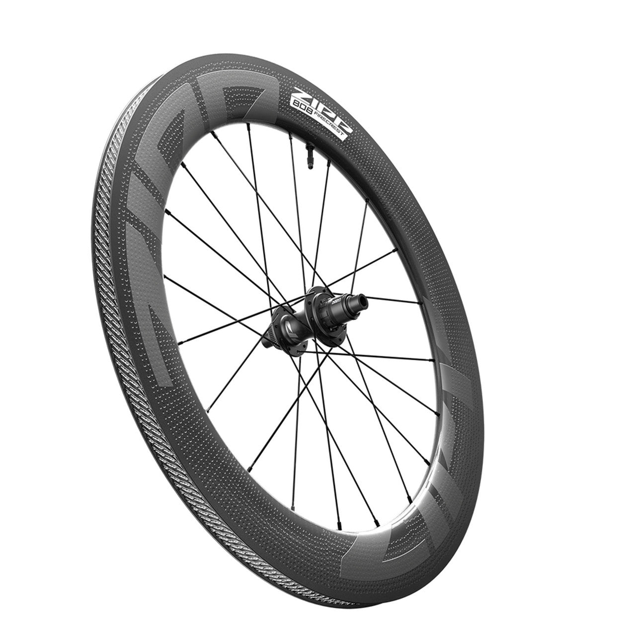 Par de rodas ZIPP 808 FIRECREST DISC Tubeless Ready (bloqueio central)
