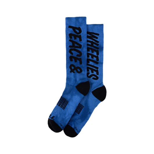 Meias TROY LEE DESIGNS PERFORMANCE PEACE & WHEELIES Azul