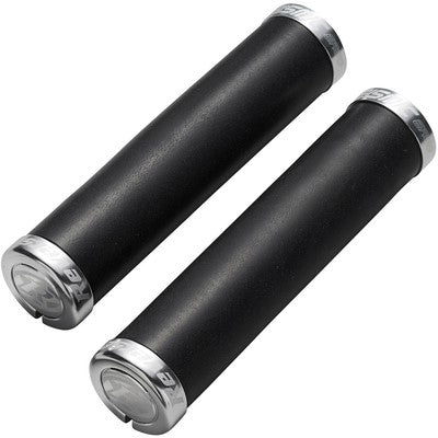 Punhos REVERSE COMPONENTS SEISMIC ERGO Lock-On Preto/Prata