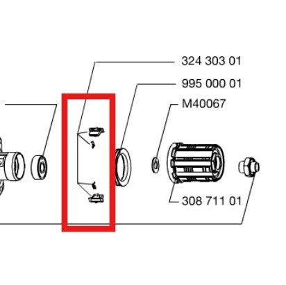 KIT DE CHAVES DE DESBLOQUEIO MAVIC FTSX (RODAS DE BICICLETA DE MONTANHA)