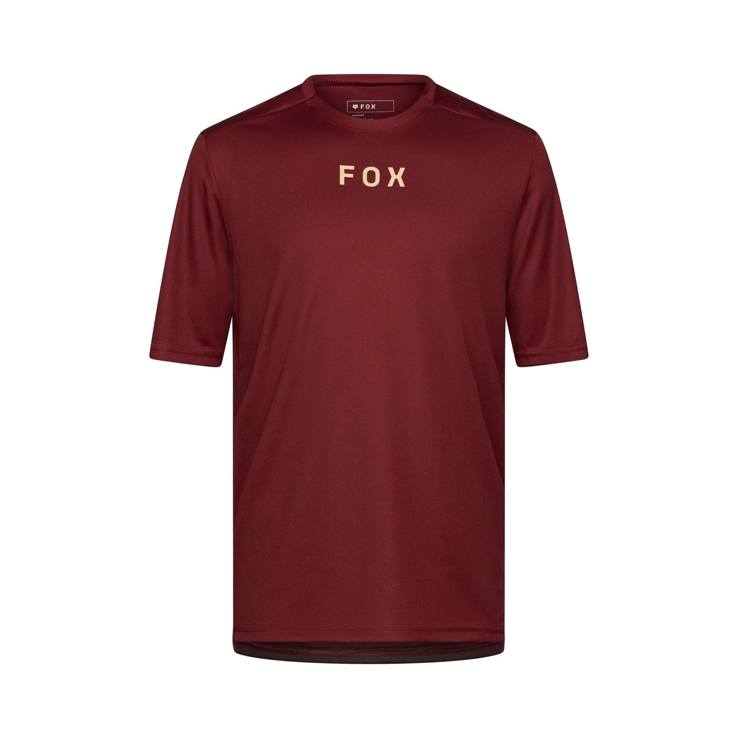 FOX RANGER WORDMARK Camisola de manga curta Bordeaux 2025