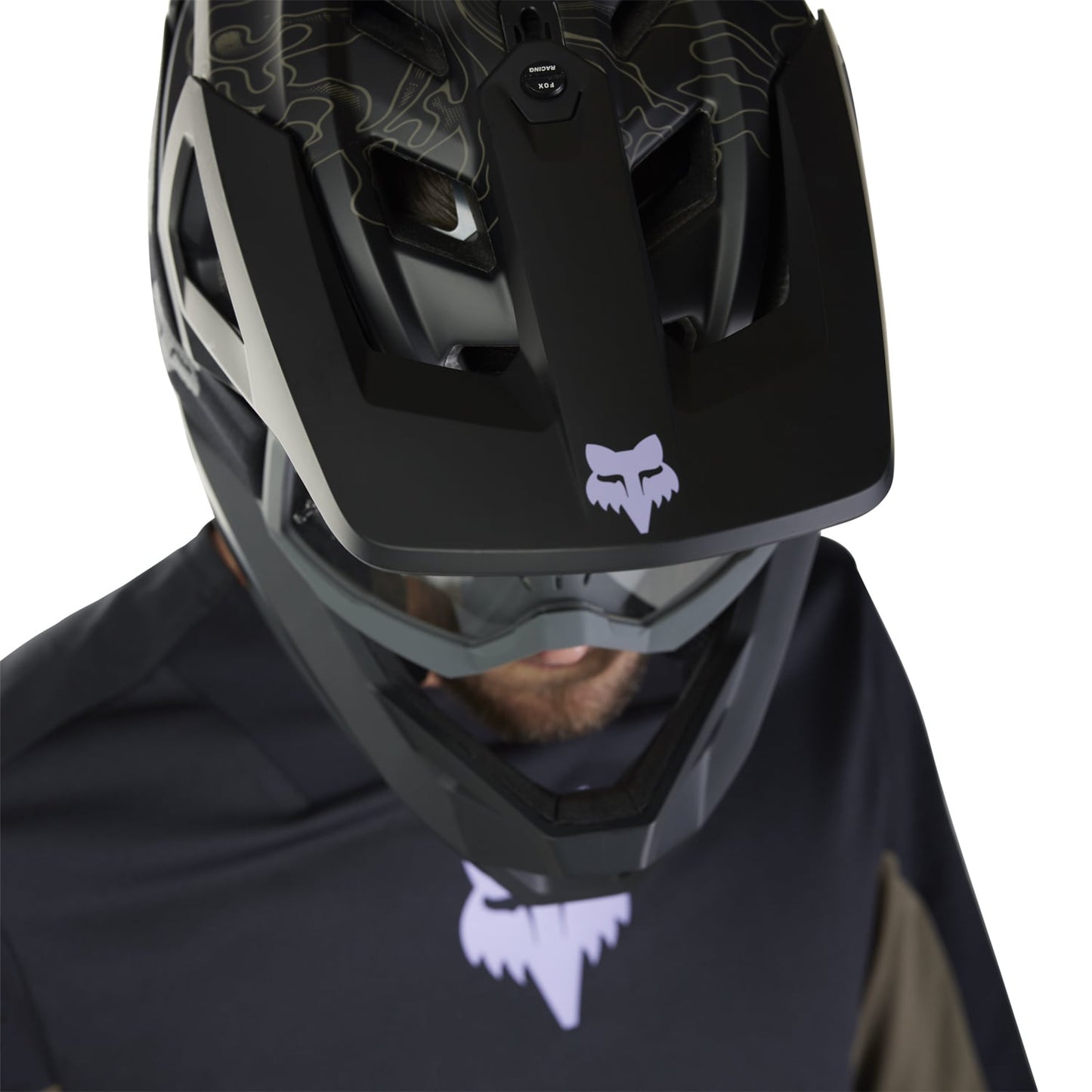 Camisola de manga curta FOX DEFEND PARK Preto 2025