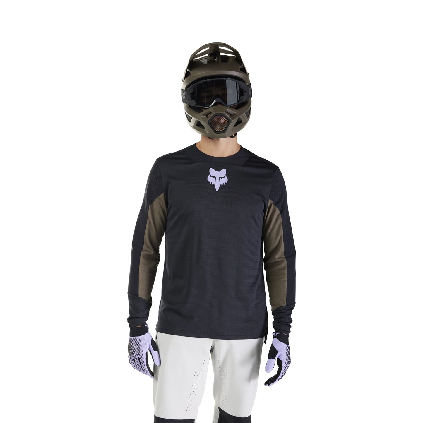 Camisola de manga comprida FOX DEFEND PARK Preto 2025