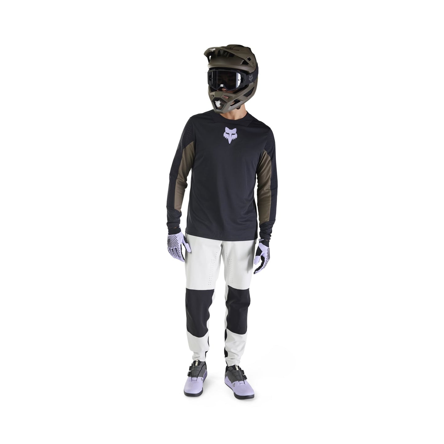 Camisola de manga comprida FOX DEFEND PARK Preto 2025