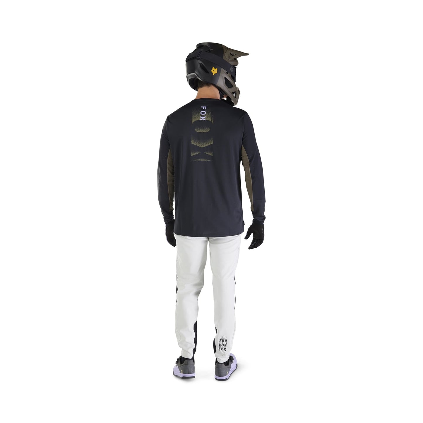 Camisola de manga comprida FOX DEFEND PARK Preto 2025