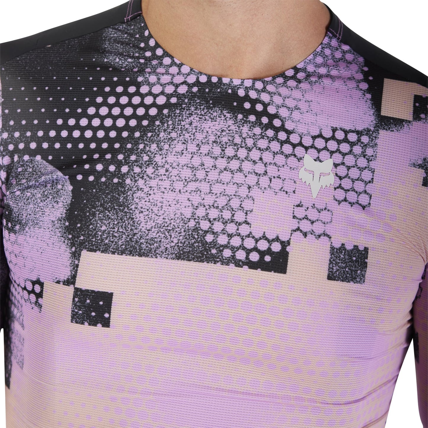 Camisola de manga curta FOX FLEXAIR ASCENT PULSE Preto/Rosa 2025