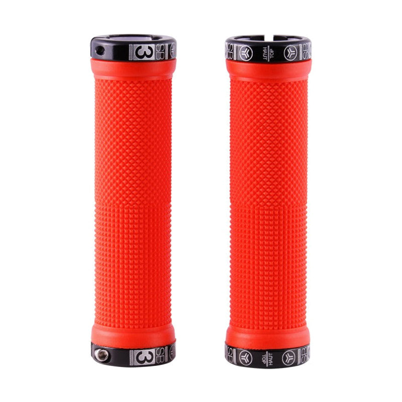 Grips SB3 KHEOPS Lock-On 129 mm Vermelho