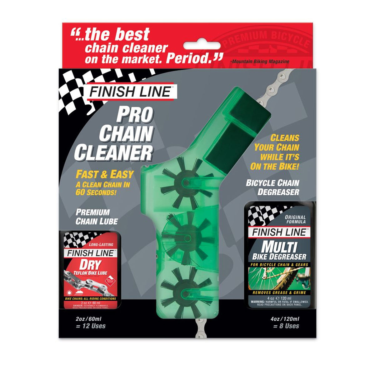 Kit de limpeza de correntes FINISH LINE