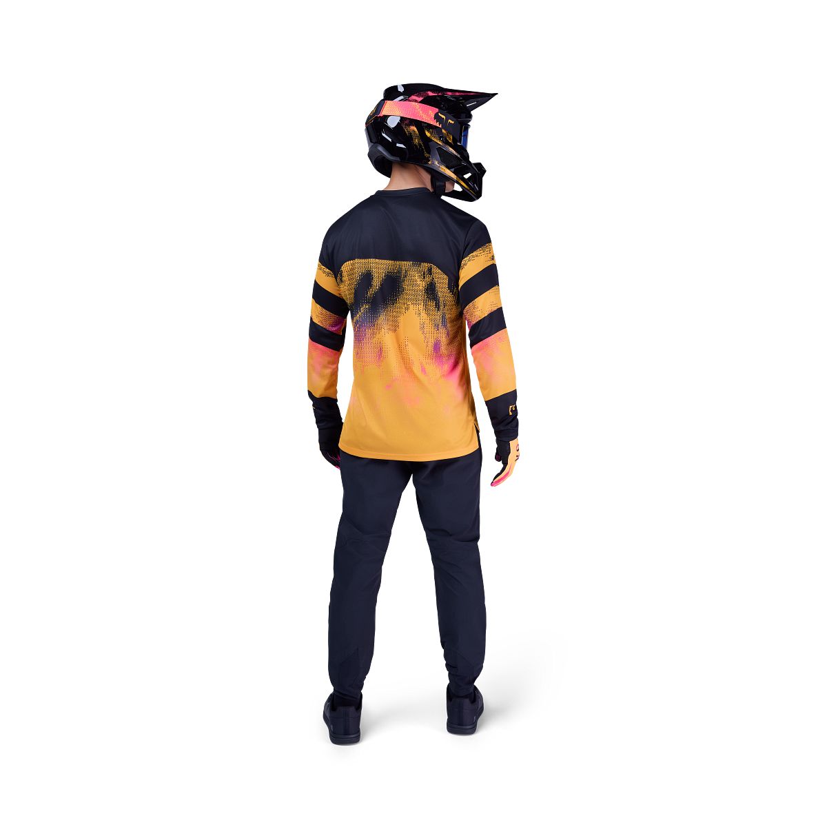 Camisola de manga comprida FOX RANGER KAIROS Preto/Laranja