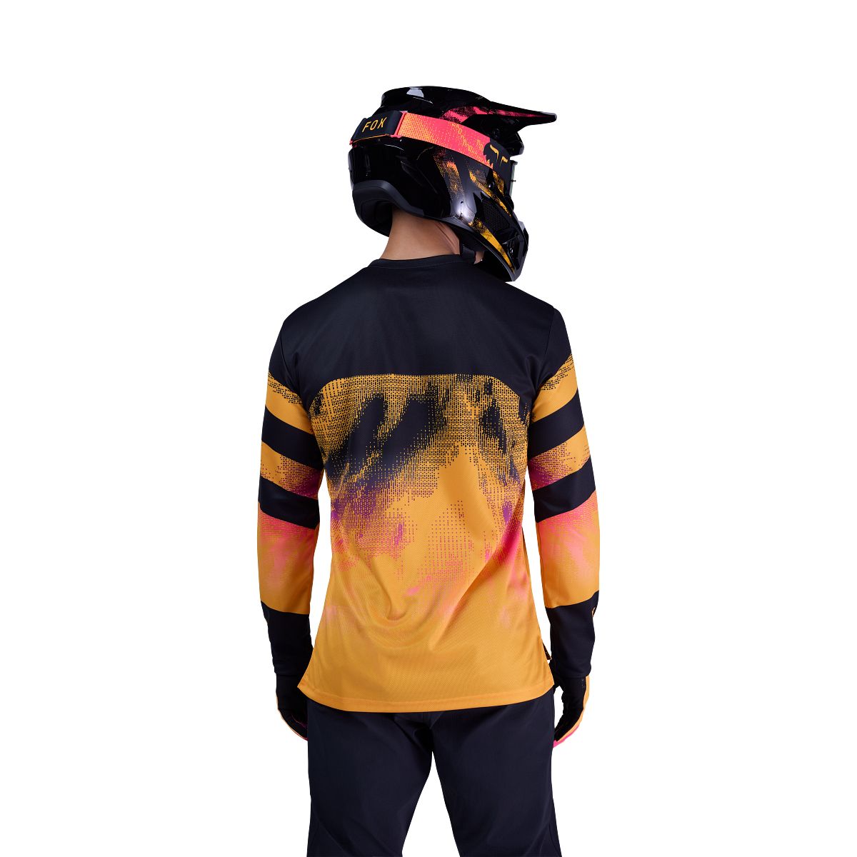 Camisola de manga comprida FOX RANGER KAIROS Preto/Laranja